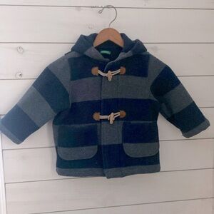 United Colors of Benetton baby toddler wool pea coat size 12-18 months